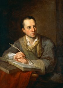 Porträt von Johann Joachim Winckelmann von Angelica Kauffmann