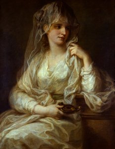 Porträt einer Dame als Vestalin, 1782 von Angelica Kauffmann