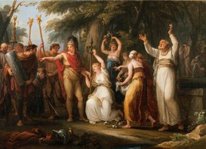 Thusnelda krönt Hermann, 1785 von Angelica Kauffmann