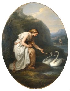 Immortalia - die Nymphe der Unsterblichkeit, 1783 von Angelica Kauffmann