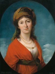 Porträt der Gräfin Marie Therese Meerfeld, geb. Dietrichstein, ca. 1790