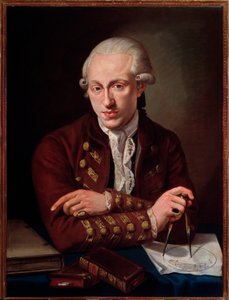 Porträt des dänischen Komponisten Thomas Christian Walther (1749-1788)