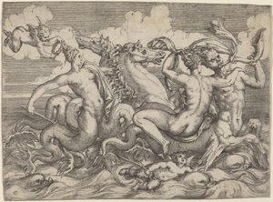 Sirenen, Najaden und Tritonen