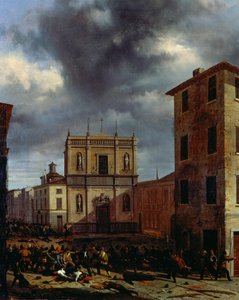 Die zehn Tage von Brescia, von Angelo Inganni von Angelo Inganni