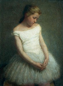 Tänzerin, kleines Mädchen im Tutu