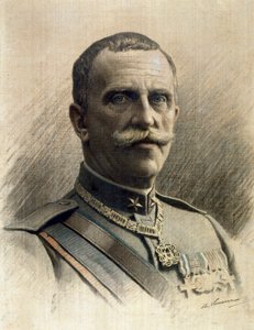 Porträt des Königs von Italien Vittorio Emanuele III (Victor Emmanuel III) (1869-1947)