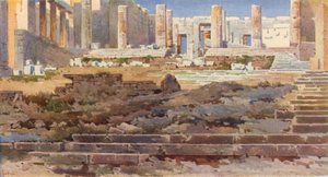 Propyläen auf der Akropolis, Athen von Angelos Giallinos