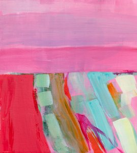 Sommerweizenfelder (am Abend), 2012 von Angie Kenber