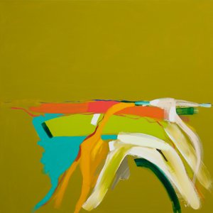 Sonnenbeschienene Landschaft, 2014 von Angie Kenber
