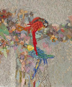 Blumen und Vögel von Angiolo DAndrea