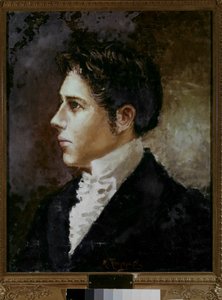 Porträt von Franco Alfano von Angiolo Tommasi