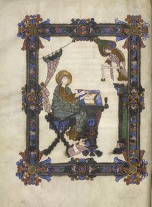 St. Matthäus, Winchester Schule, ca. 1020 von Anglo Saxon