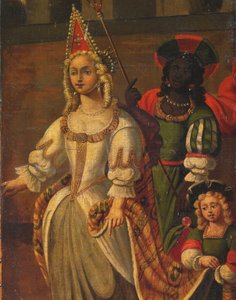 Vierfacher doppelseitiger Bildschirm, ca. 1700 von Anglo Flemish School