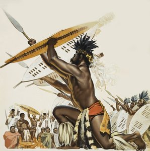 Afrikanische Krieger