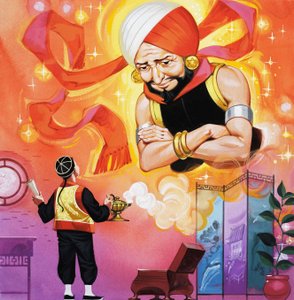 Aladdin und seine Wunderlampe