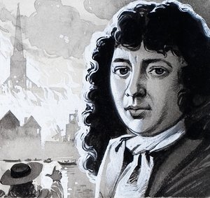 Samuel Pepys und das Große Feuer von London von Angus McBride