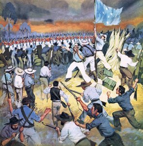 Die Verteidigung der Eureka-Stockade