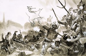 Die türkischen Armeen von Suleiman belagern Wien im Jahr 1529