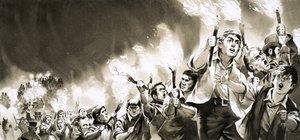 Fackelzug zur Unterstützung der Anti-Corn Law League