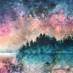 Kosmischer Waldsee von Ania Witwitzka