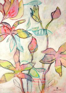 Pastellblumenträume von Ania Witwitzka
