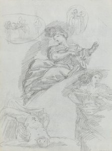 Figurenstudien [verso]