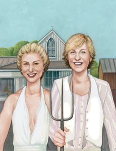 Ellen und Portia von Anita Kunz