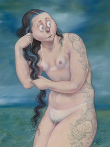 Venus erhebt sich nach einem Bad, 2018 von Anita Kunz