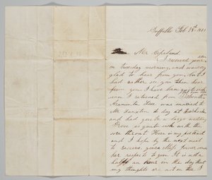 Brief an John Copeland von seiner Frau Ann, 18. Februar 1861