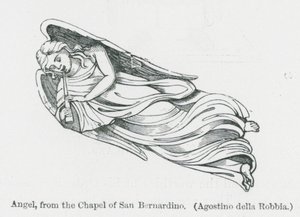 Engel, aus der Kapelle von San Bernardino