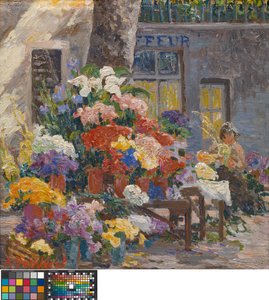 Blumenmarkt in Menton (Côte d’Azur)