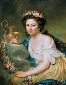 Porträt von Henriette Herz, geb. De Lemos 1764-1847 als Hebe, 1778