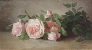 Stillleben mit Rosen von Anna Eliza Hardy