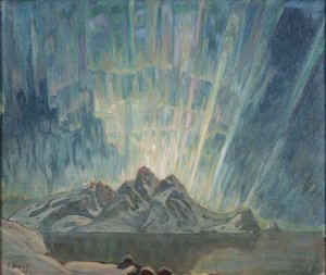 Nordlichter. Studie aus Nordnorwegen