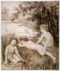 Wilde Ente, 1913 von Anna Lea Merritt