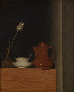 Stillleben mit Krug und Tulpe von Anna Maria Punz