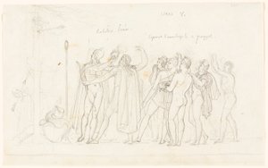 Das Bogenschießen, aus der Aeneis, Buch V