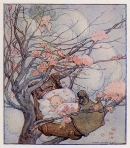 Kinderreim: Hush-A-Bye, Baby, auf dem Baumwipfel von Anne (after) Anderson