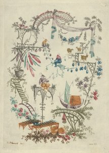 Chinoiserie aus Nouvelle Suite de Cahiers Arabesques Chinois, 1790-99