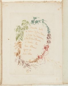 Titelseite, aus Neue Suite von Notizbüchern mit idealen Blumen zur Verwendung durch Zeichner und Maler