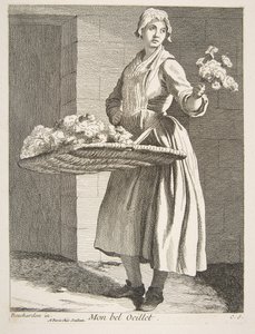 Blumenverkäufer, 1738