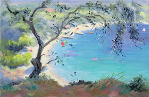 Lichnos Bucht, Epirus, Griechenland, 1995 von Anne Durham