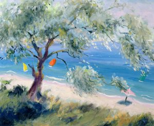Blick auf einen Strand von Anne Durham