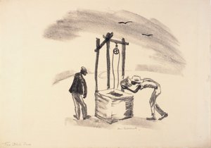 Zwei schwarze Krähen von Anne Goldthwaite