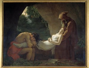 Atala am Grab oder Beerdigung von Atala von Anne Louis Girodet de Roucy Trioson