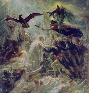 Apotheose der französischen Helden, die im Freiheitskrieg für ihr Land starben von Anne Louis Girodet de Roucy Trioson