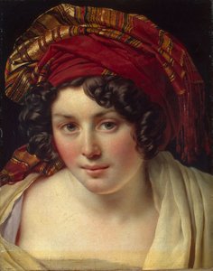 Kopf einer Frau mit Turban, ca. 1820