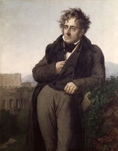 Porträt von Francois Rene (1768-1848) Vicomte de Chateaubriand, ca. 1811