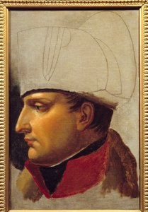 Porträt von Napoleon I (Studie für die Übergabe der Stadtschlüssel von Wien) von Anne Louis Girodet de Roucy Trioson