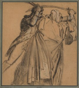 Zwei Araber, für Der Aufstand von Kairo, ca. 1810 von Anne Louis Girodet de Roucy Trioson
